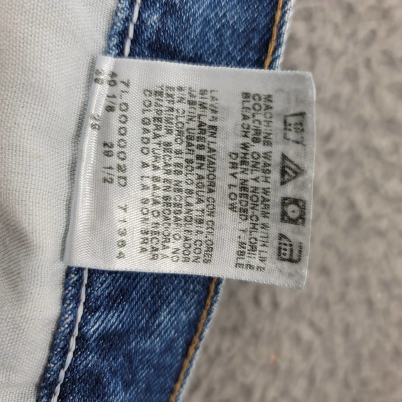 Wrangler Jeans Mens 38x29 Blue Denim Straight Leg Medium‎ Wash Cowboy Mid Rise - Picture 7 of 14